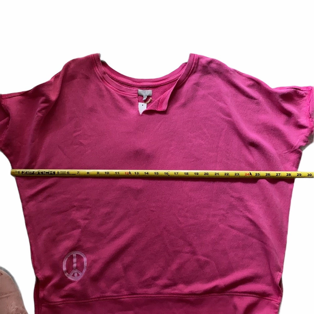 LAST 1 - NEW distressed peace sign sweatshirt (S, M, L) - Picture 9 of 9